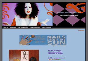 Nails Under the Sun Old Home Page